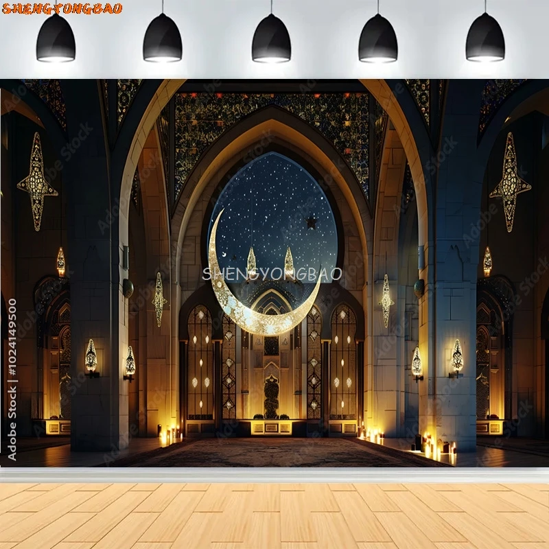 Готическое окно, закат, собор, архитектура, интерьерная фотография, фоны, марокко, арабский дворец, Рамадан, фотофон ZY-01