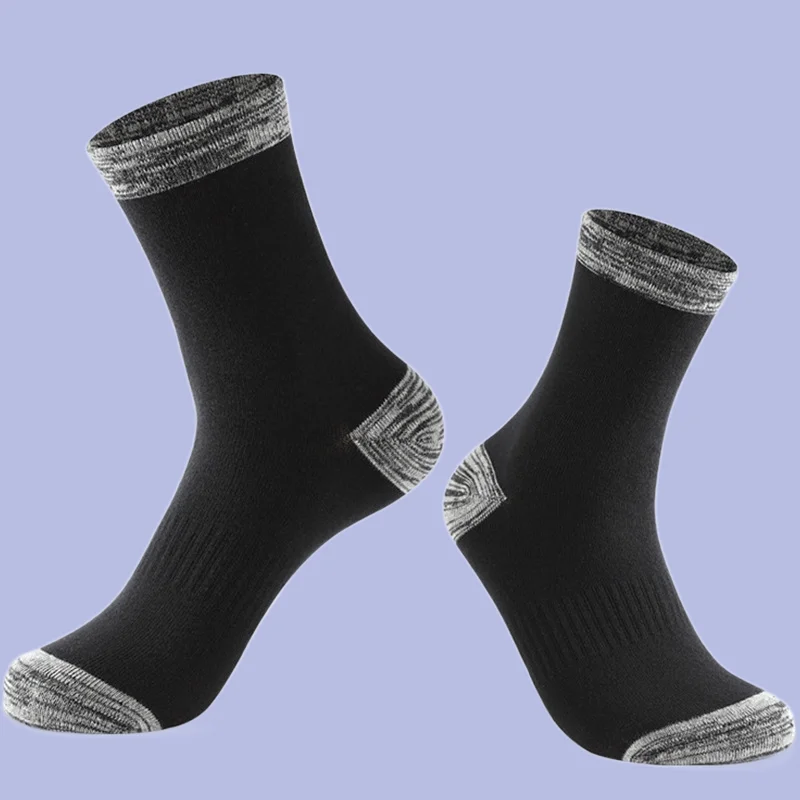 5/10 Pairs Men's Socks Hot Selling Factory Middle Tube Sports Socks Foreign Trade New Socks Sweat-absorbent Basketball Socks