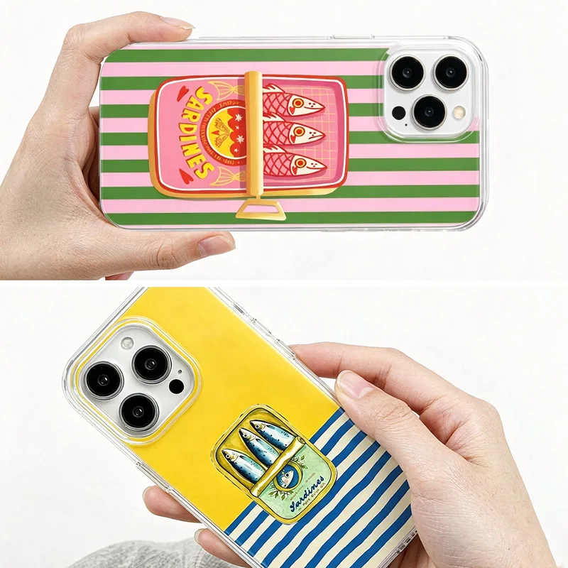 Vivo Y28 - Capa de Celular Vintage Sardinhas em
