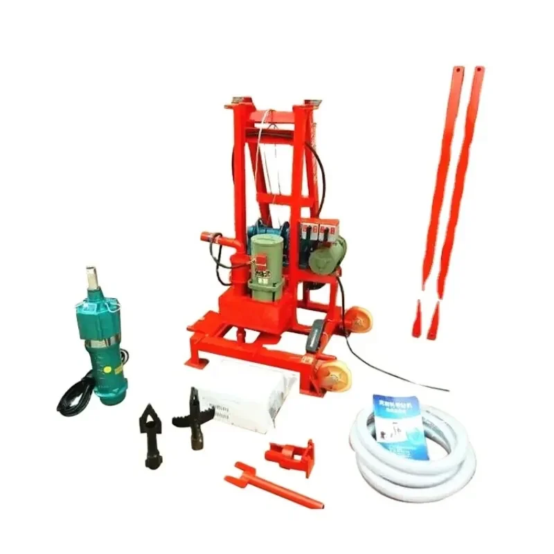 2024 Mini Water Well Drilling Rig Portable Water Well Drilling Rig Machine Bore Hole Water Well Drilling Rig Machine for Sale