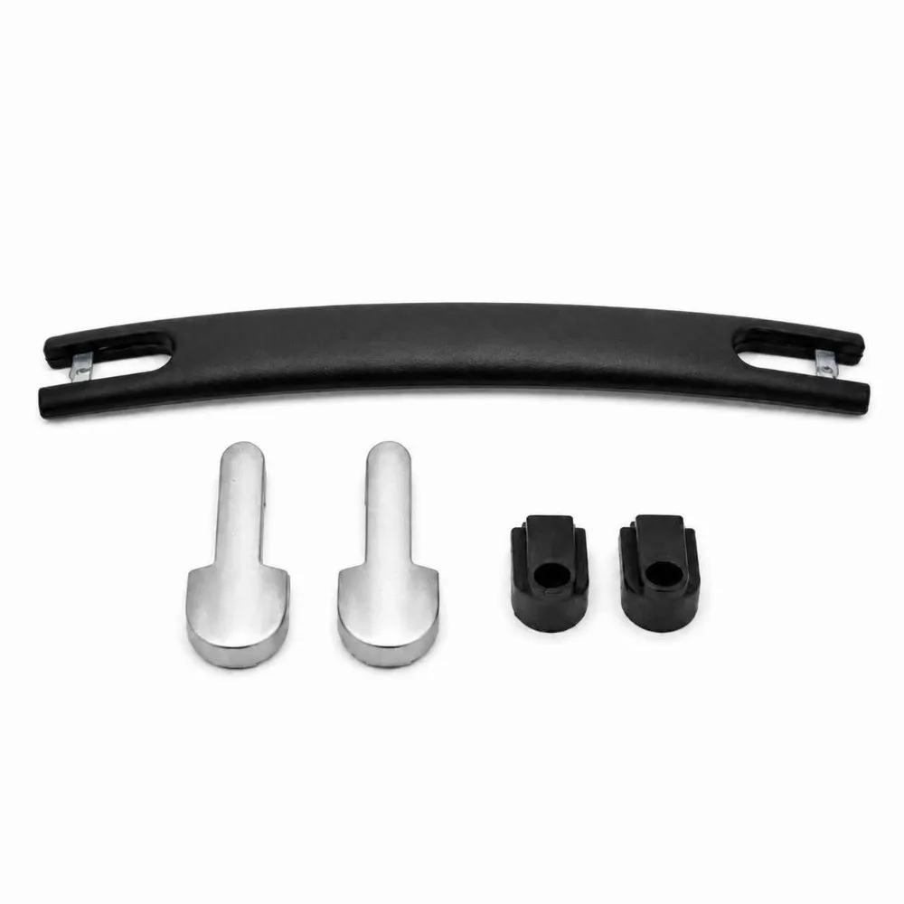 4 Pack Set Plastic Base Luggage Handle Replacement Kit Durable 4 Pack Set Suitcase Handle Grip Portable