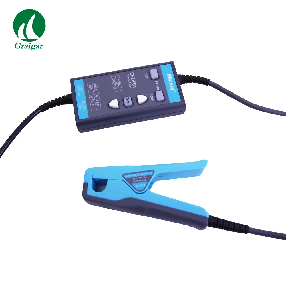 Micsig CP2100A CP2100B AC DC Current Probe 10A/100A Oscilloscope Probe