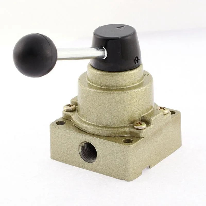 1pc Pneumatic Air Flow Control Ball End Hand Lever Valve 1.0MPa 1/4 PT VH200-02