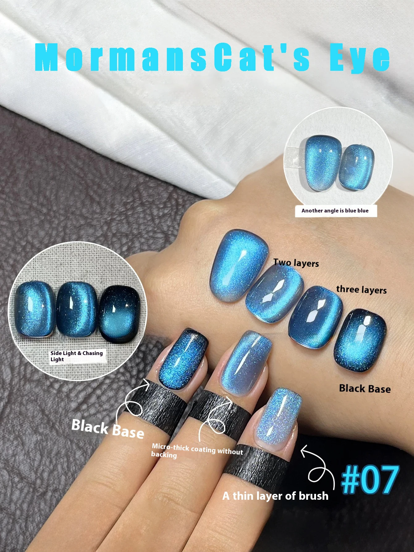 MIANEL 12 ミリリットル 1-9 個和風爆発ムーマンズクリスタルキャットアイジェルネイルポリッシュフラッシュミラーガラスビーズ猫磁気