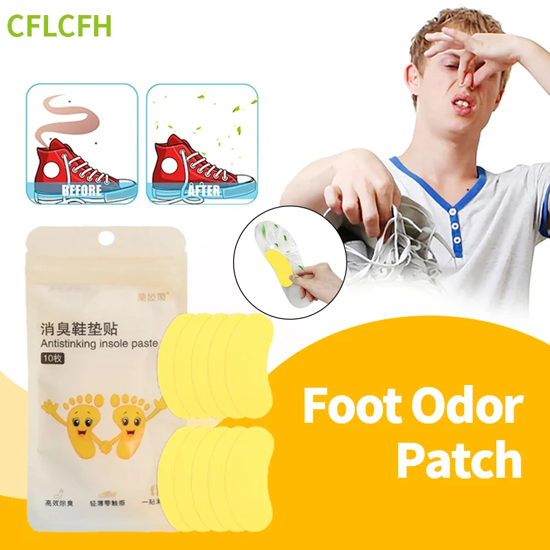 

Shoes Deodorant Paste Insole Freshness Sticker Shoe Odor Deodorizer Patch Footwear Stink Antibacterial Removal Foot Care