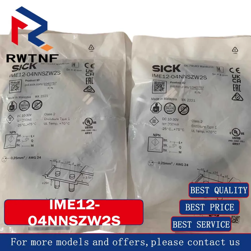 Brand New Genuine IME12-04NNSZW2S SICK Proximity switch sensor Product number 1040757,100% original warehouse stock