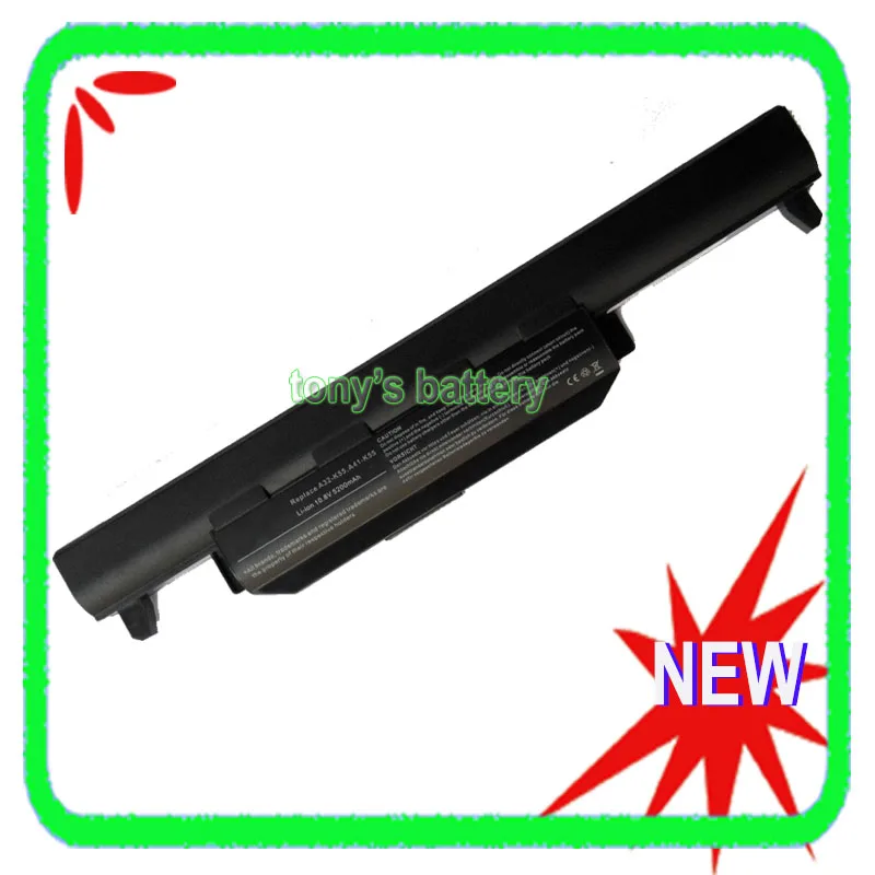 

Laptop Battery For Asus A33-K55 K75 K75A A45 A45V K55V K55VD X45 X45C X55 X55A X75A R400D R400N R500A R500DR R700