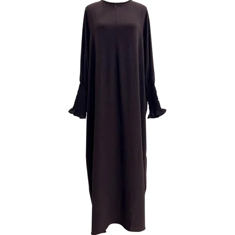 Elegant Muslim Maxi Abaya Dress for Women