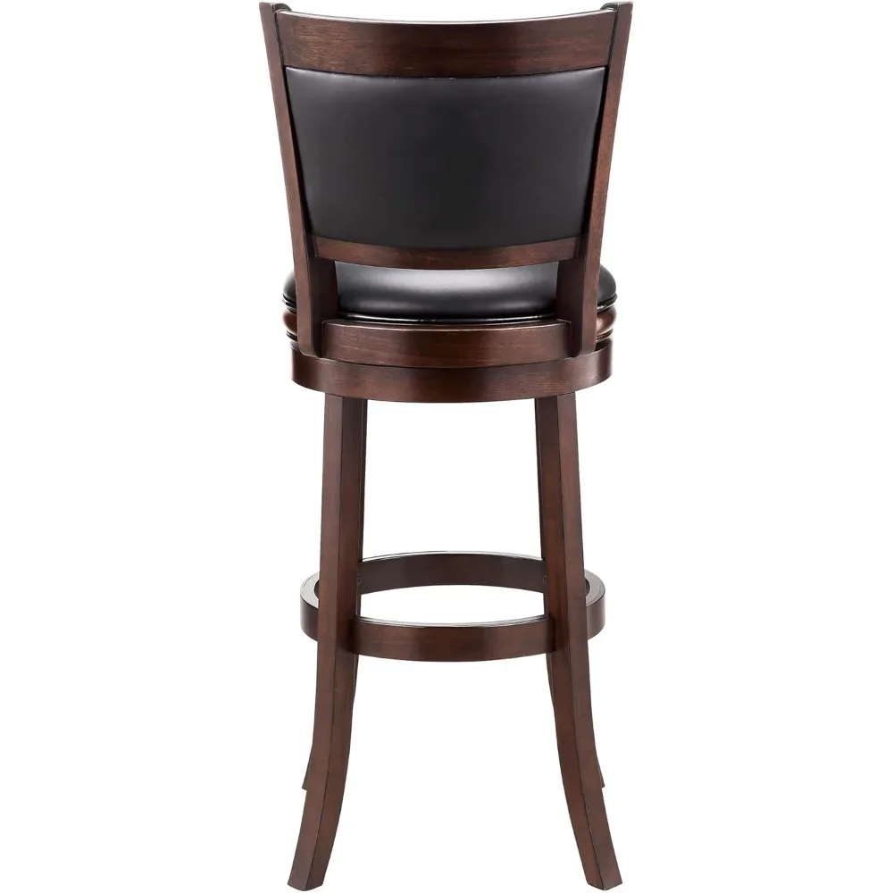 r Height, Pack of 2 Swivel Stool, 29-Inch,2-Pack, Cappuccino