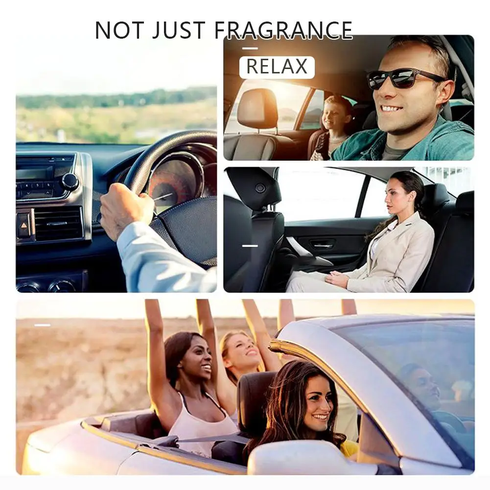 Car Clip Fragrance For Auto InteriorHidden Clip Air Vent Aromatherapy Diffuser With One Random Fragrance Stick