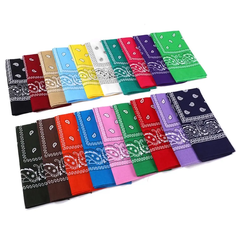 

Headband Small Square Scarf Triangle Scarf Scarf Hair Band Cashew Nut Print Scarves Cotton and Linen Neckerchief