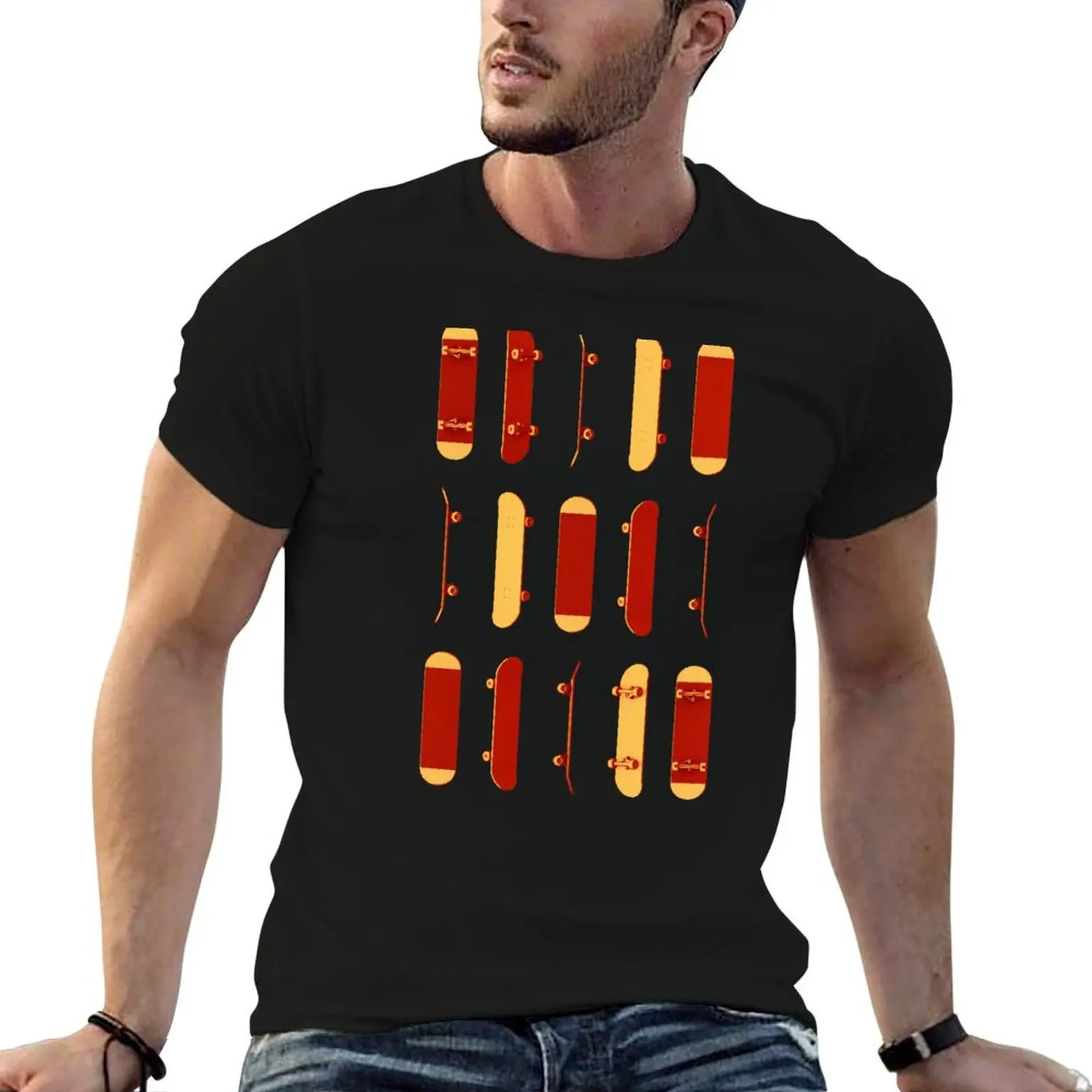 

Skateboard Rows T-Shirt man graphic t shirt man t shirts high quality luxury brand T-Shirt