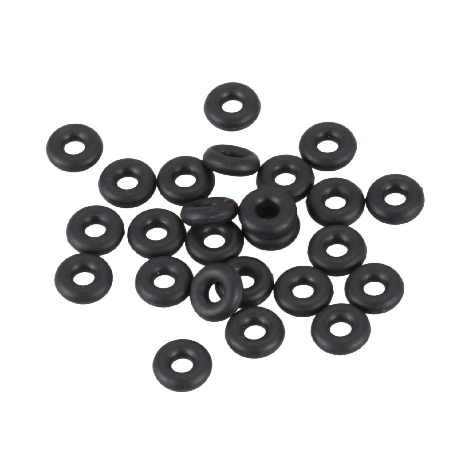 Black Rubber O-Ring Oil Gasket, 5,6mm de diâmetro, 1,8mm de espessura, 20 pcs