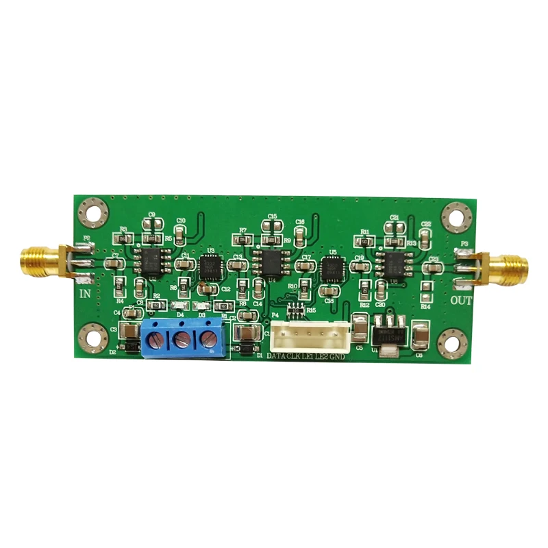 

Adjustable gain amplifier module 30K-200M broadband programmable amplifier 65dB gain 0.5dB step by step