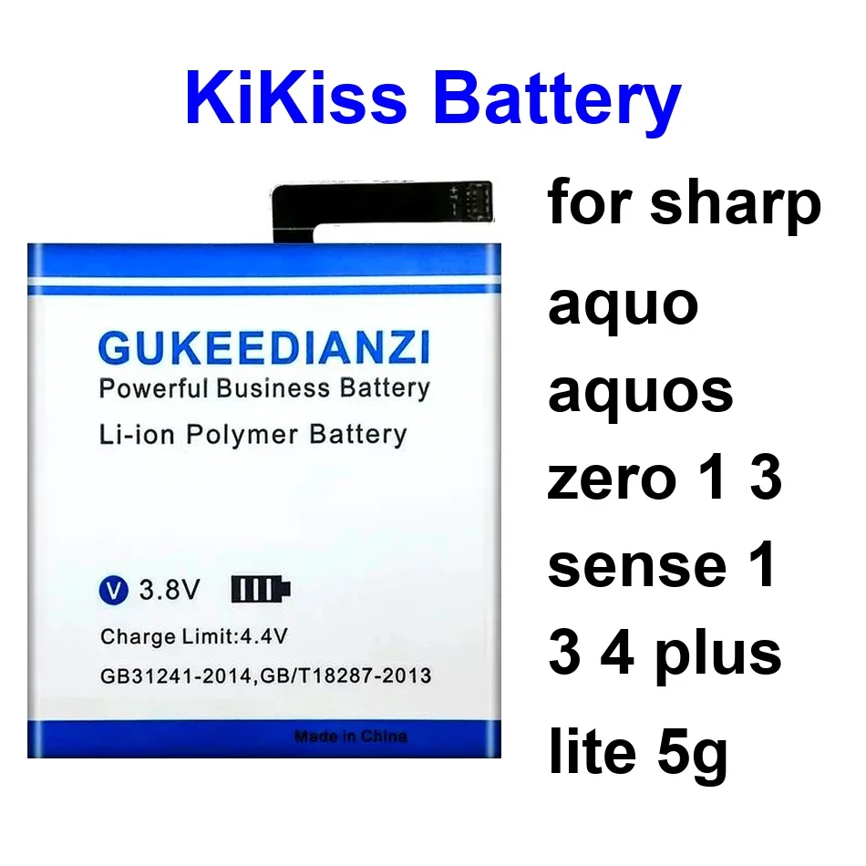 

UBATIA301AFN2 HE391 UBATIA283AFN2 3250-5300Mah For Sharp Aquo Aquos Zero 1 3 Sense 4 Plus Lite 5G Mobile Phone Battery