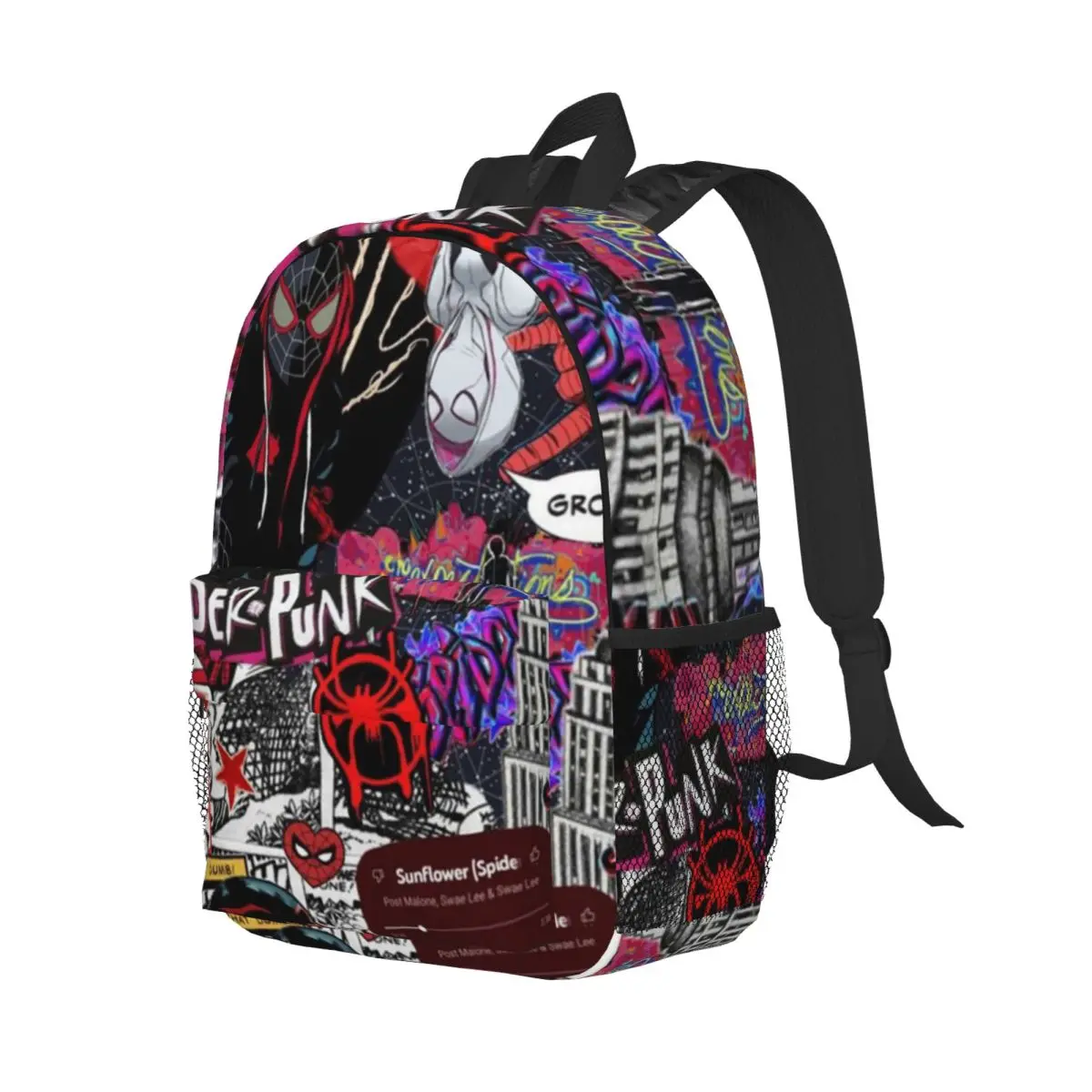 Wasserdichter 15-Zoll-Rucksack von Spider Ghost – leichte Reisetasche mit mehreren Taschen für die Organisation