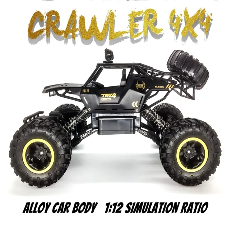 9268-1:12 4WD RC Car With Led Lights 2.4G Radio Remote Control Cars Buggy Off-Road Control Trucks Boys Toys for Children