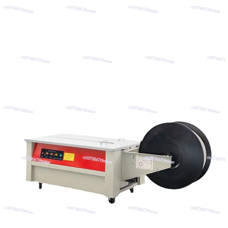 Semi-Automatic Strapping Belt Tensioner with Double Motor Hot Melt Baler for Carton Packing Integrated Binding Machine