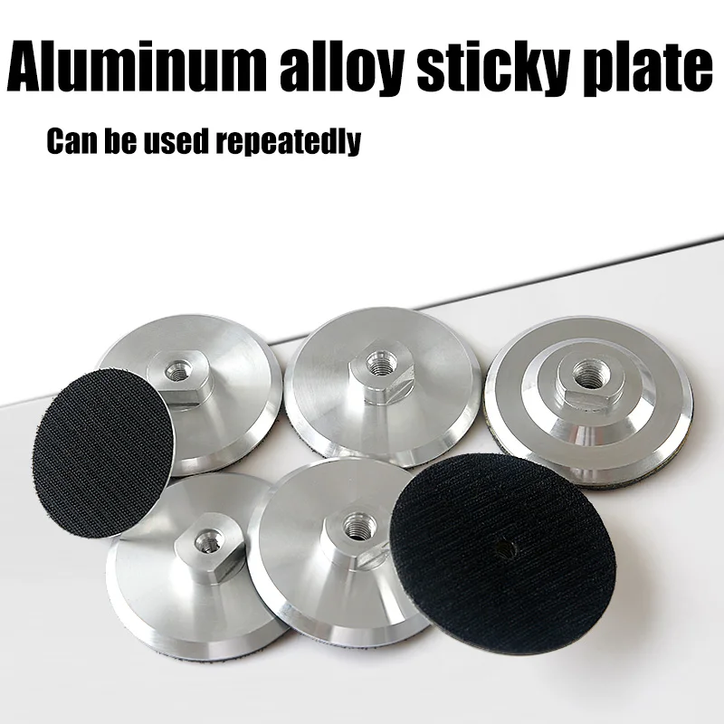 LOZLIN Al Base Back Pad for Diamond Polishing Pads M10 M14 or 5/8-11 Thread 3 /4inch Sanding and Grinding Discs Backing Holder