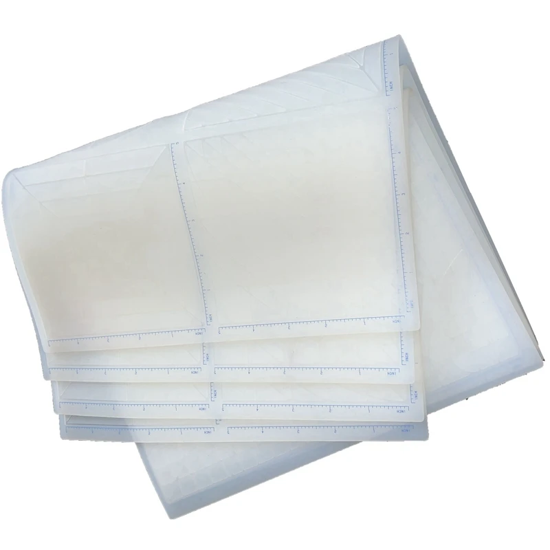 Multi Purpose 3D Printing Pen Template Soft Silicone Mat 3D Drawing Templates Copy Board With Finger Stalls