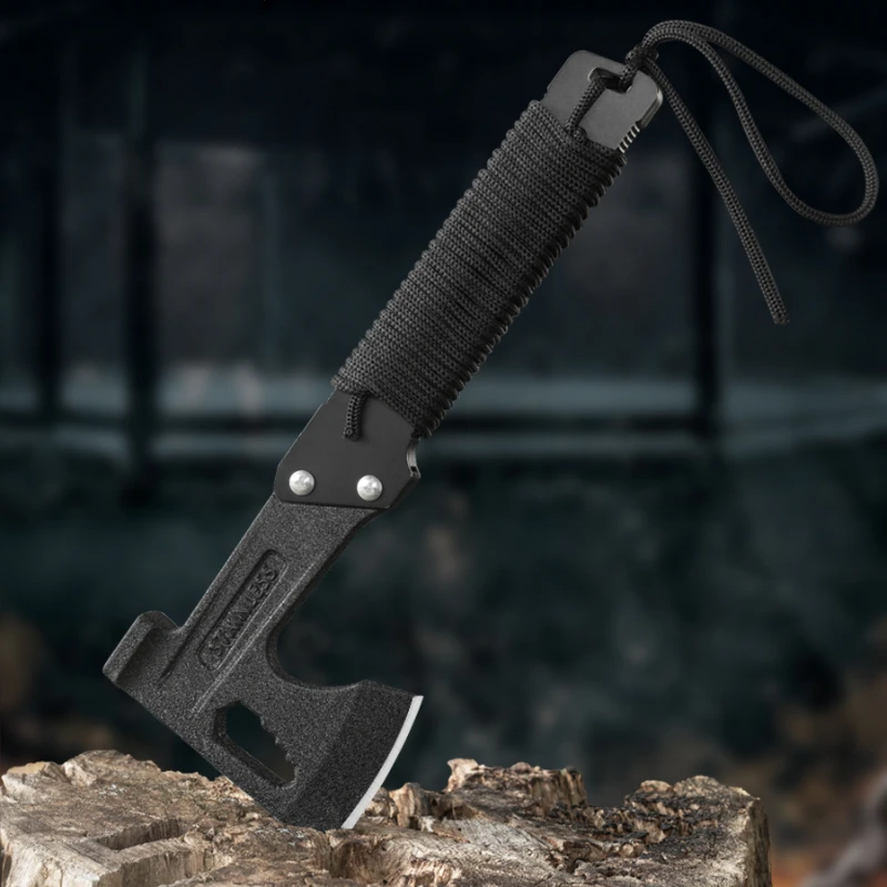 

Multi-purpose axe camping hammer small axe defensive jungle axe