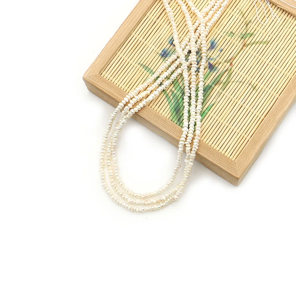 

Изысканные натуральные пресноводные барочные жемчужины неправильной формы с прямым отверстием, маленькие плоские бусины для создания украшений своими руками, для ожерелий