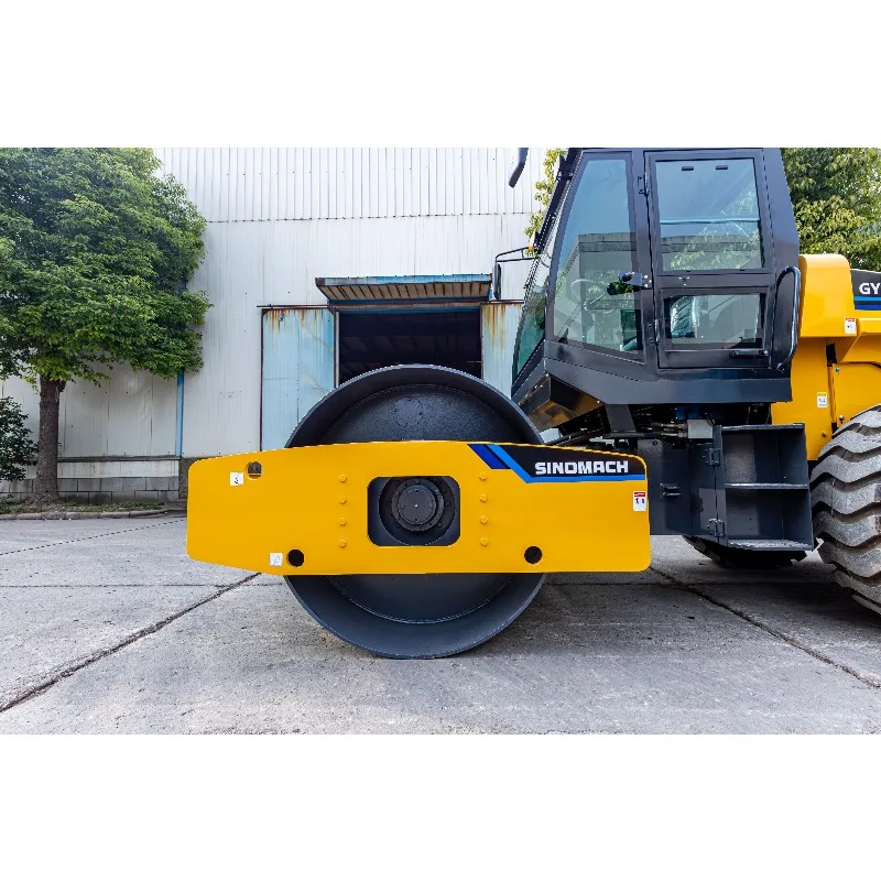 سينوماتش تشانغلين عالية الأداء 12 طن طبلة واحدة الأسطوانة الاهتزاز ضاغط الطريق للتربة والأسفلت #4