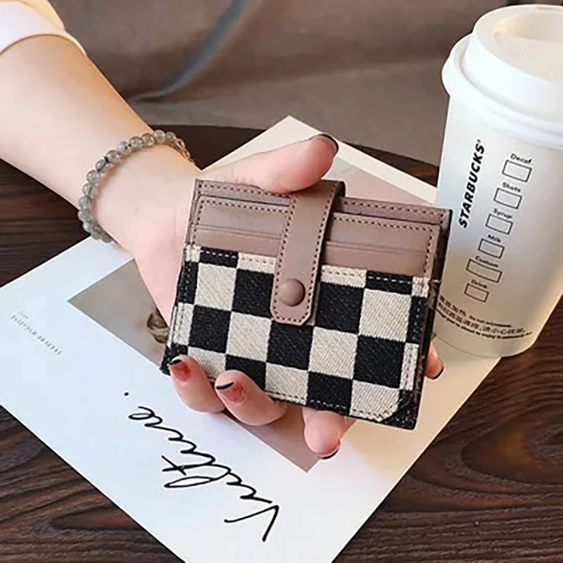 

Women's Elegant High-End Ultra-Thin Mini Card Holder Large Capacity Multi-Slot Driver License Leather Case Hot Sale Of The Seaso