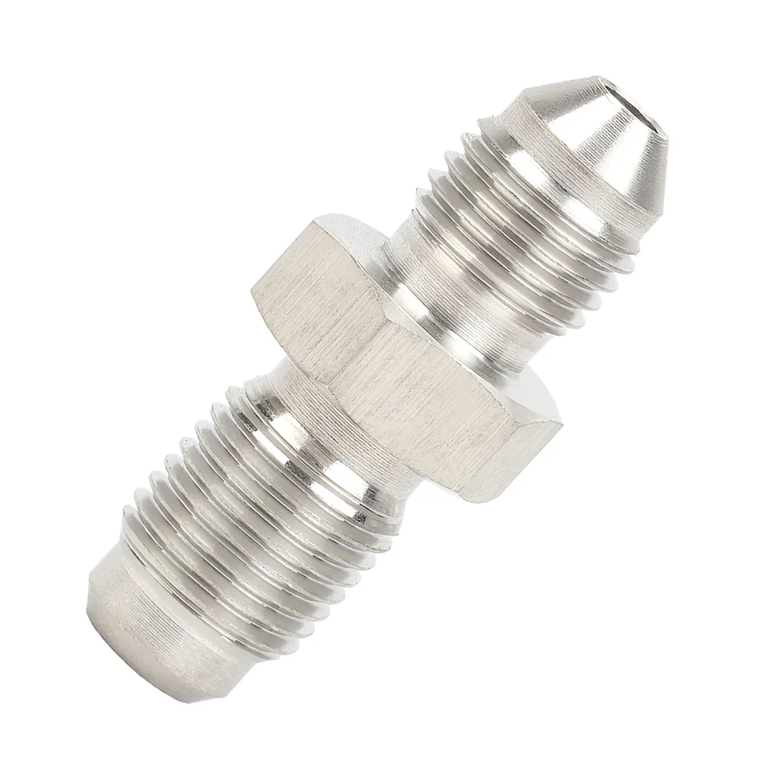 

2pcs M10x1.0 To 3AN Metric Adapter Fitting Inverted Flare For Brake Clutch Fuel Oil Line