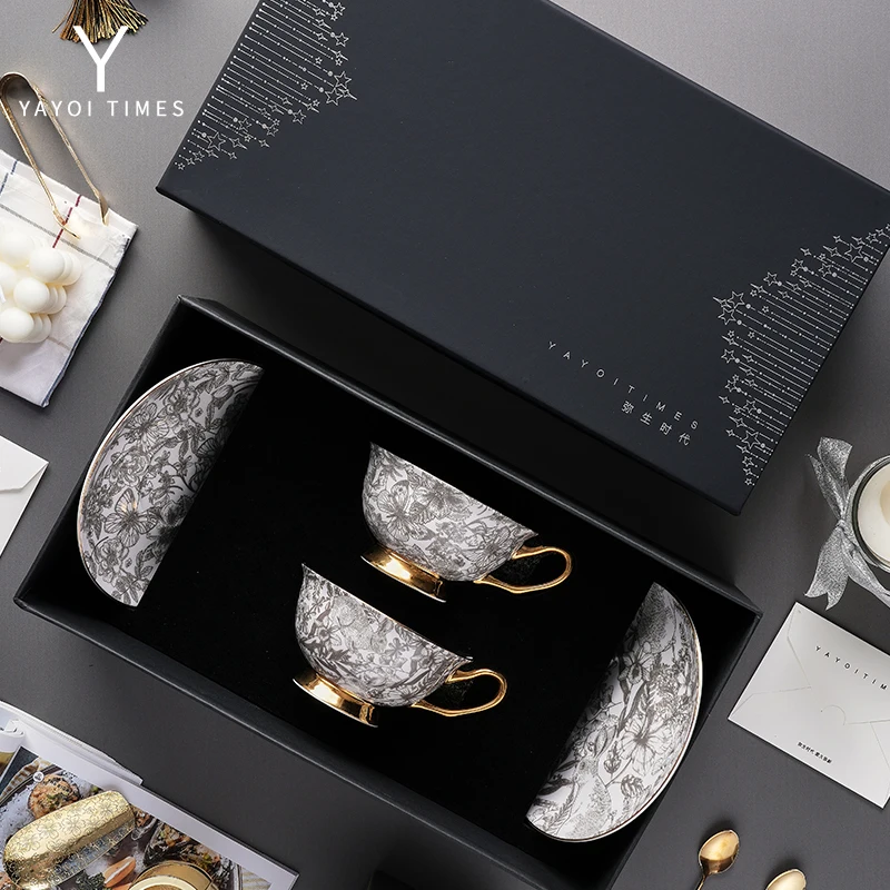 

Coffee cup gift box European small luxury exquisite afternoon tea set