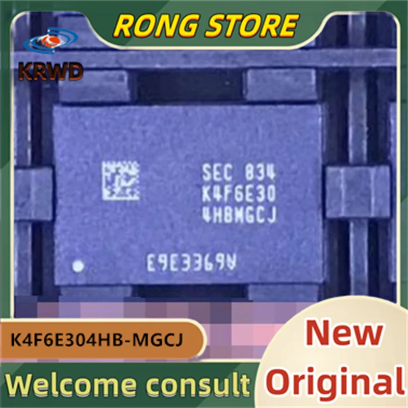 

2PCS K4F6E304HB-MGCJ New original K4F6E304HB BGA