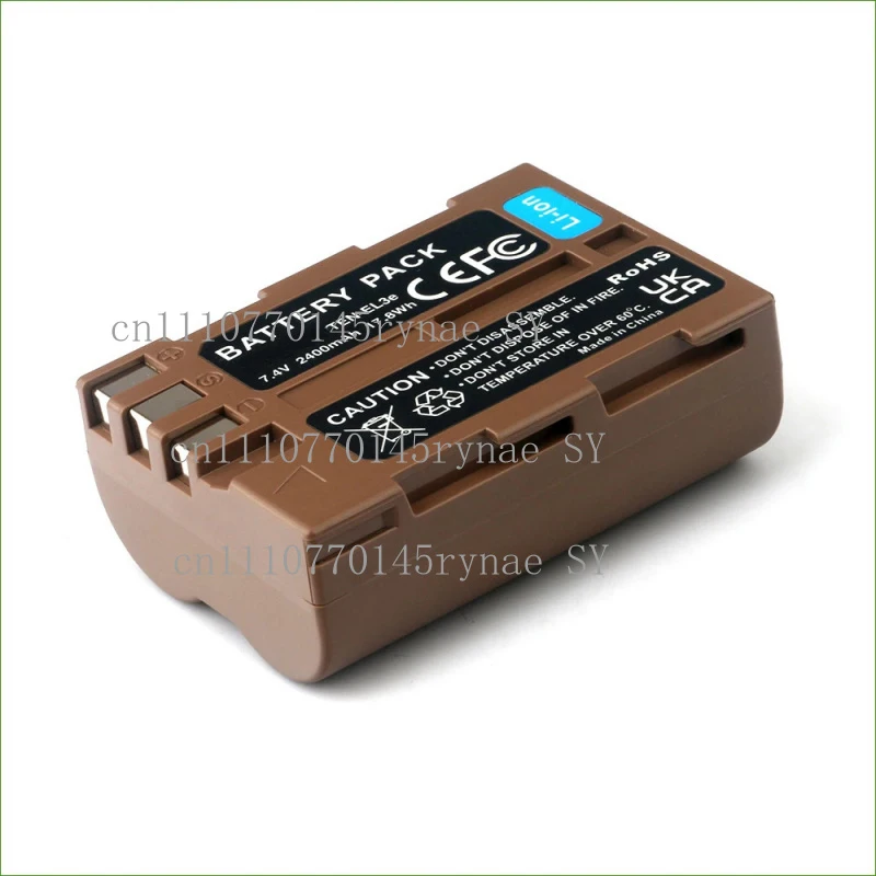 

EN-EL3e 7.4V 2400mAh Li-ion Replacement Battery with Type-C Port For Nikon D100 D200 D300 D300s D50 D70 D70s D80 D90s D90 D700