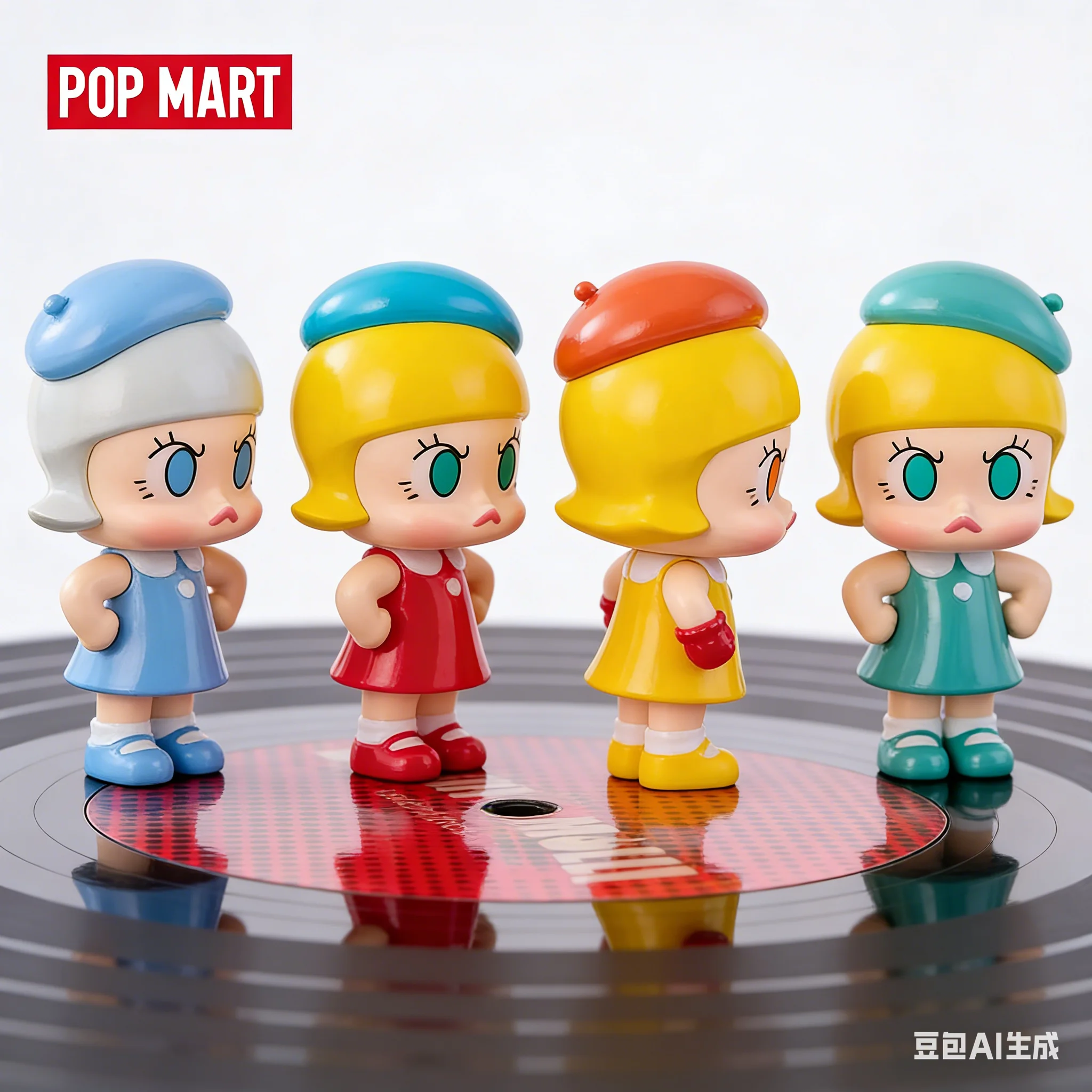 

POP MART Angry Molly Mini Figure Series 9 Blind Box Surprise Desktop Decor Collection Doll Model Toy