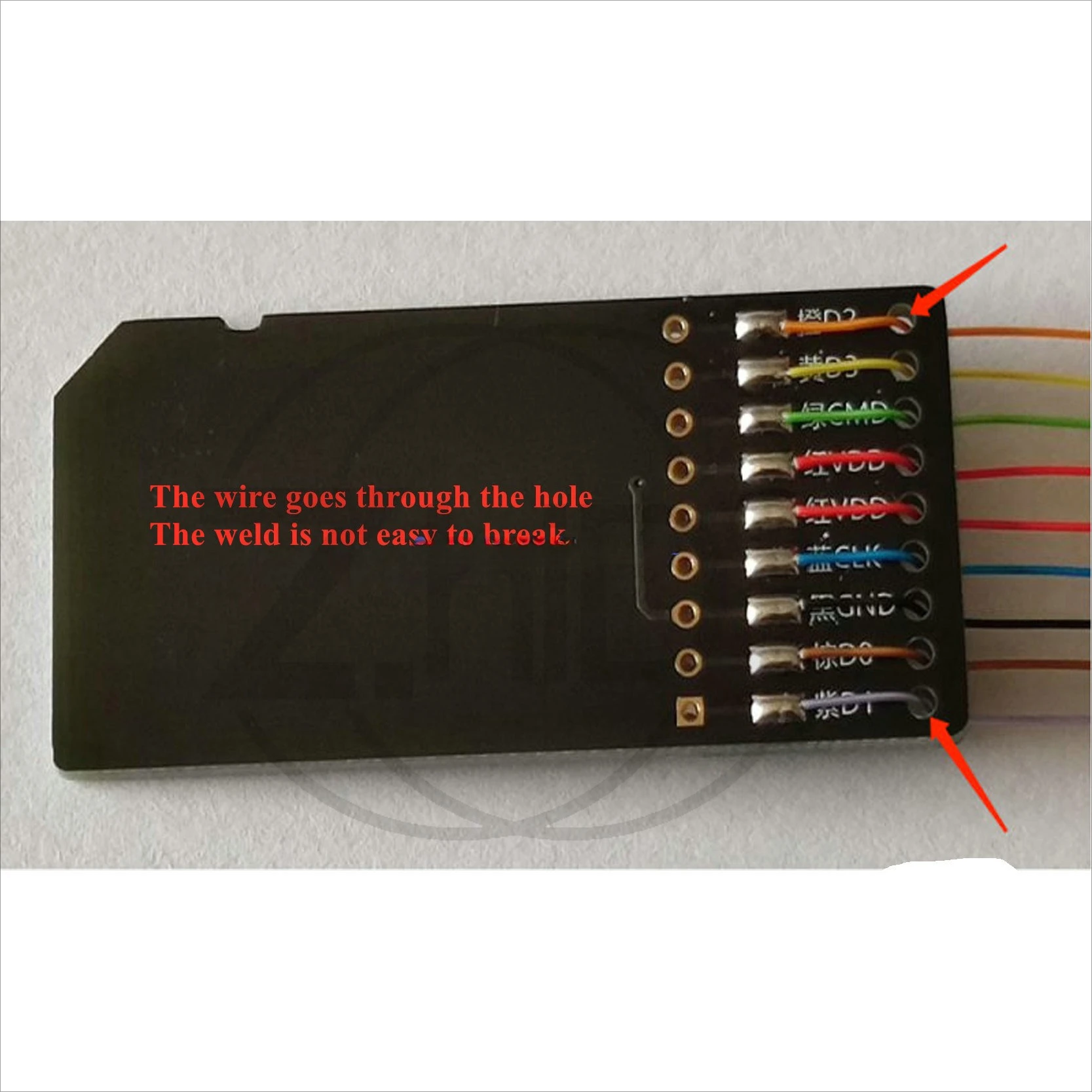 أداة صيانة مضيف الصوت لمنفذ SD/PCB - توطين البيانات EMMC والقراءة/الكتابة #2