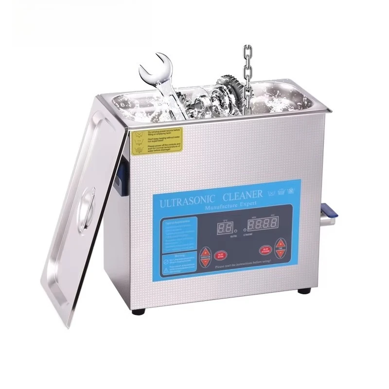 China Supplier's New Digital Display Ultrasonic Cleaning Machine Timing Heating Function Electric Record Cleaner for Industrial