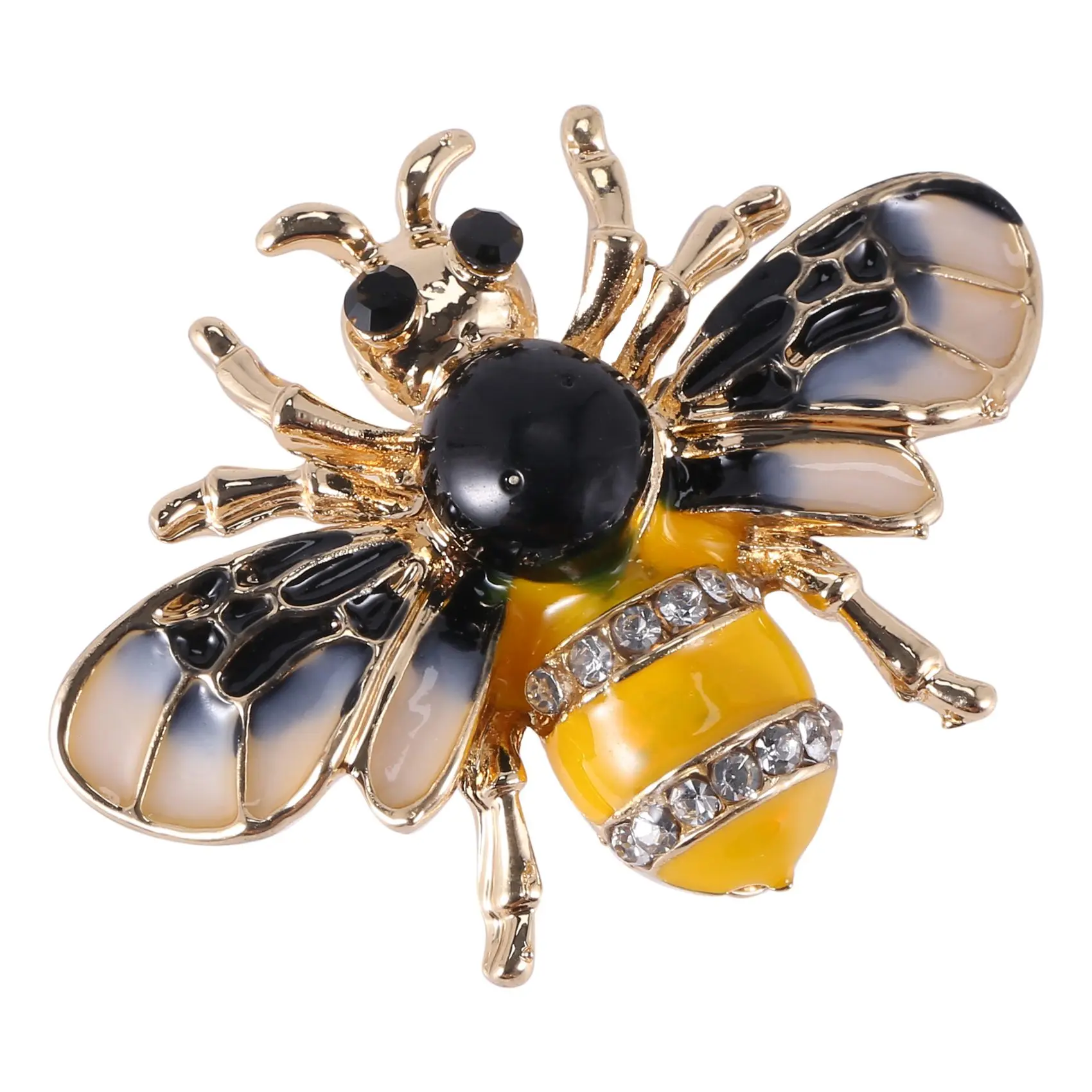 Fashionable Bumble Bee Crystal Brooch Pin Costume Badge Party Jewelry Gift Fashion bee