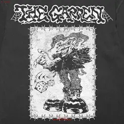 The Garden Band T Shirt Vintage Inspired Jester Black Rock Music Concert Alt Clothes Dark Alternative Clothing for