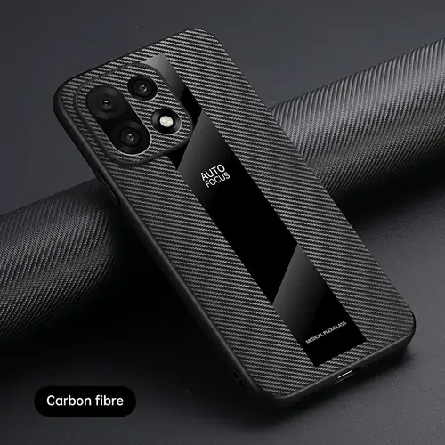 For Oneplus 15 Case Luxury Leather Texture Carbon Fiber Pattern Sheepskin Skin Feel Bumper Back Cover For Oneplus 15 - Image 8