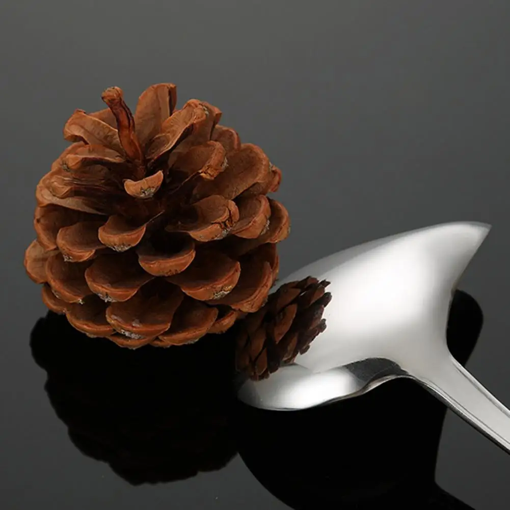 Stainless Steel Oil Spoon Easy to Clean Harmless Oil Skimmer Home Restaurant Hotel Kitchen Oil Drizzle Tool