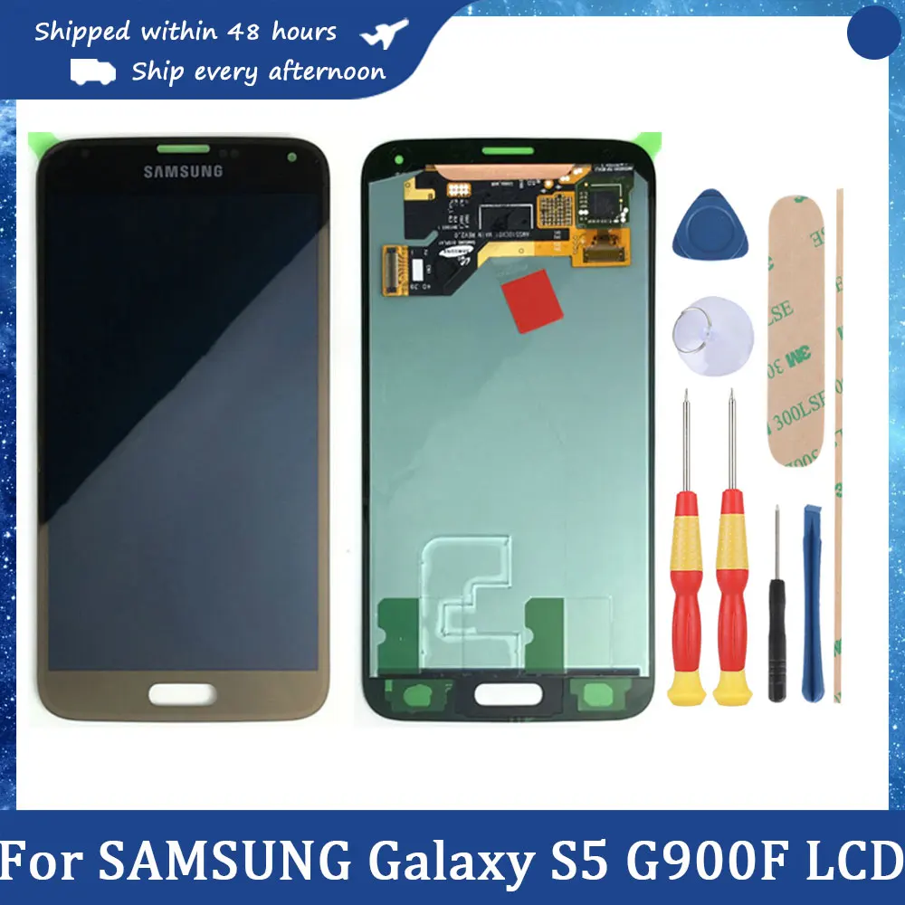 

For Samsung Galaxy S5 G900F LCD Display Screen Touch Digitizer Assembly for Samsung Galaxy S5 G900M G900I G900M LCD Display