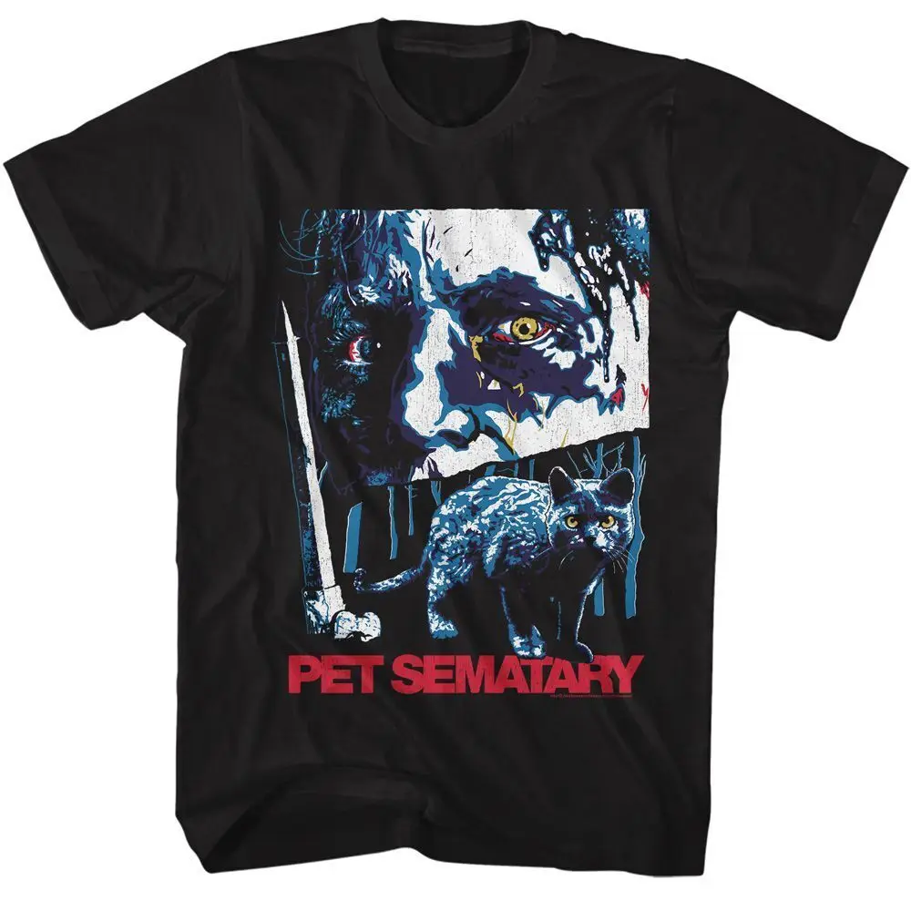 Pet Sematary Cover Black T Shirt