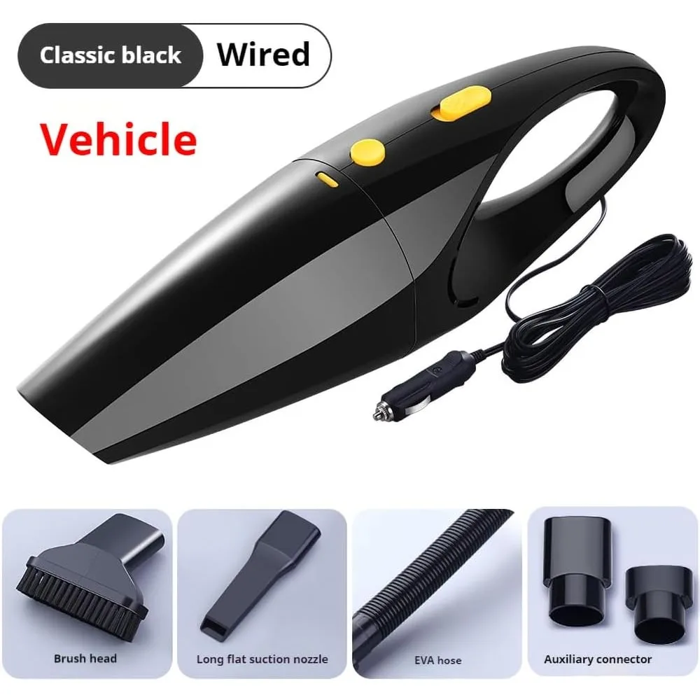 مكنسة كهربائية محمولة للسيارة مع شفط قوي لموديلات 2016-2021، مرشحات طويلة الأمد لسيارة السيدان والكوبيه #3