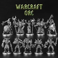 Bronze Metal Devil Beast Soldier Battle Decoration Prophet Wolf Rider Playing Western Chess Tabletop Game Micro Sculpture Model