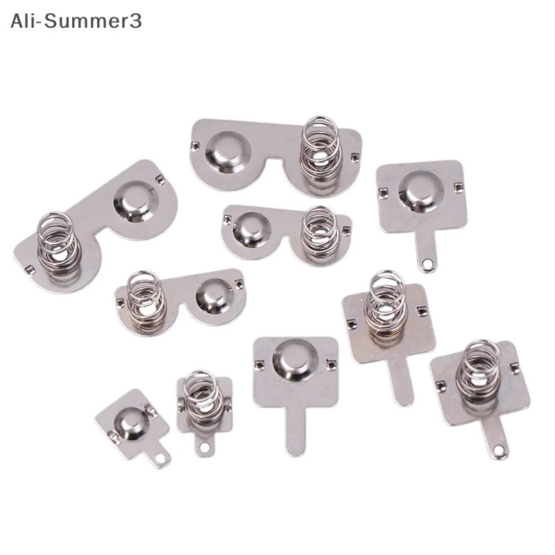 20 pezzi giocattolo fai da te accessori per telecomando foglio a molla foglio di contatto AA/AAA scatola batteria fogli positivi e negativi