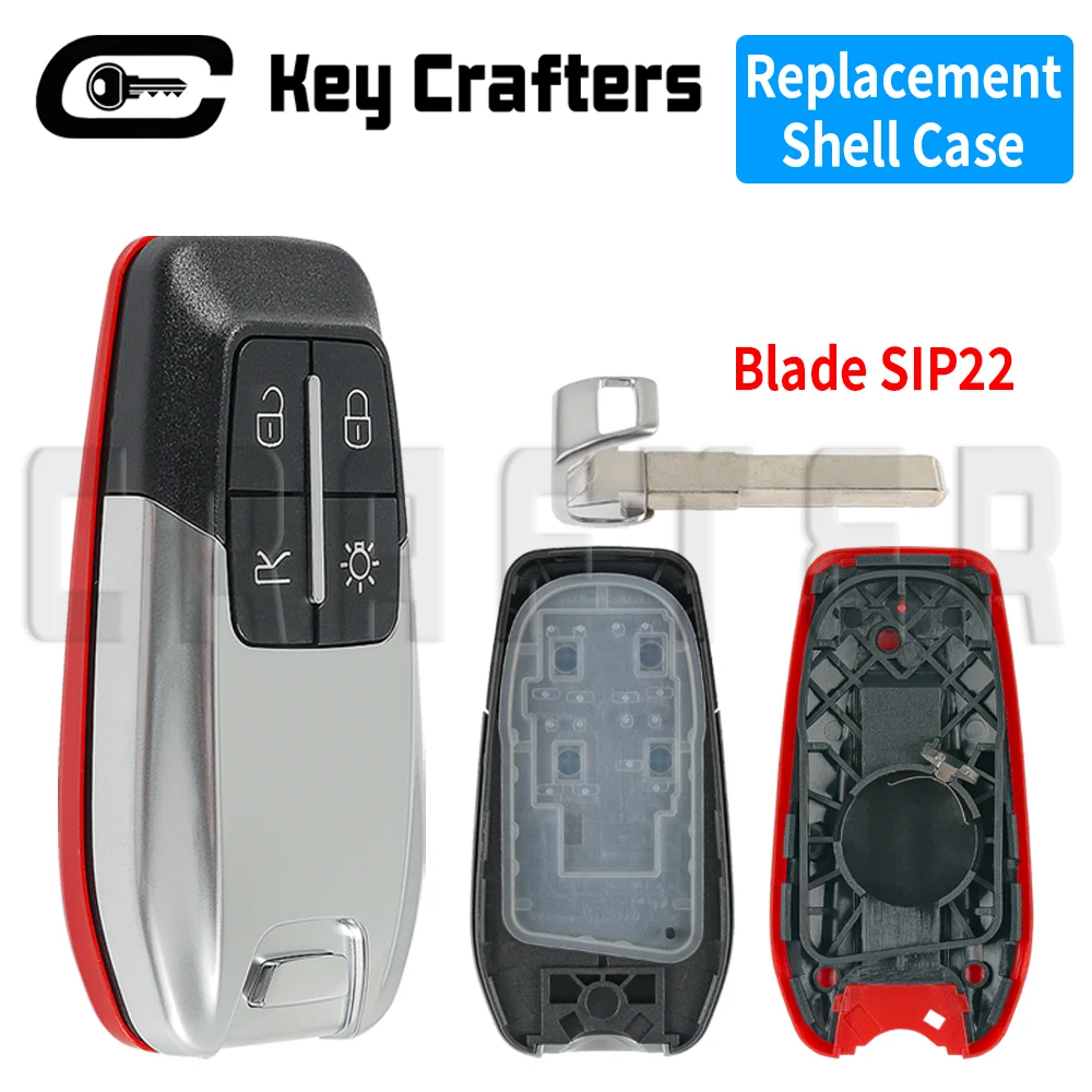 

Key Crafters For Ferrari 458 588 488GTB LaFerrari 2014-2020 Replacement Shell Case KR5A2C978066 Insert Blade SIP22