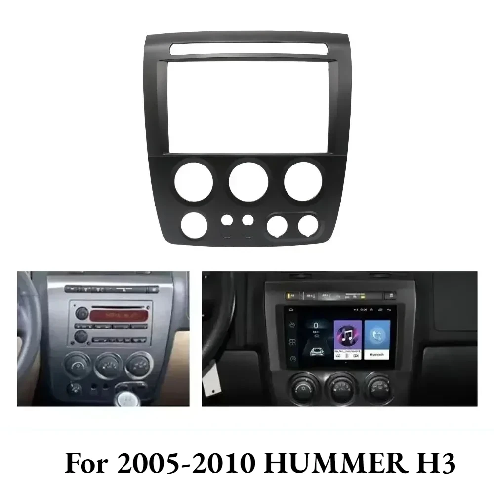 

Рамка лицевой панели автомобильного радио 2DIN для HUMMER H3 LHD 2005-2010 годов, CD DVD, стерео панель приборной панели