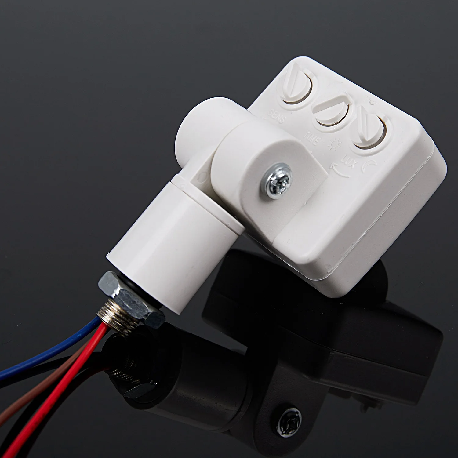 Sensor de movimiento PIR automático, 85-265 V, alcance de 10 m