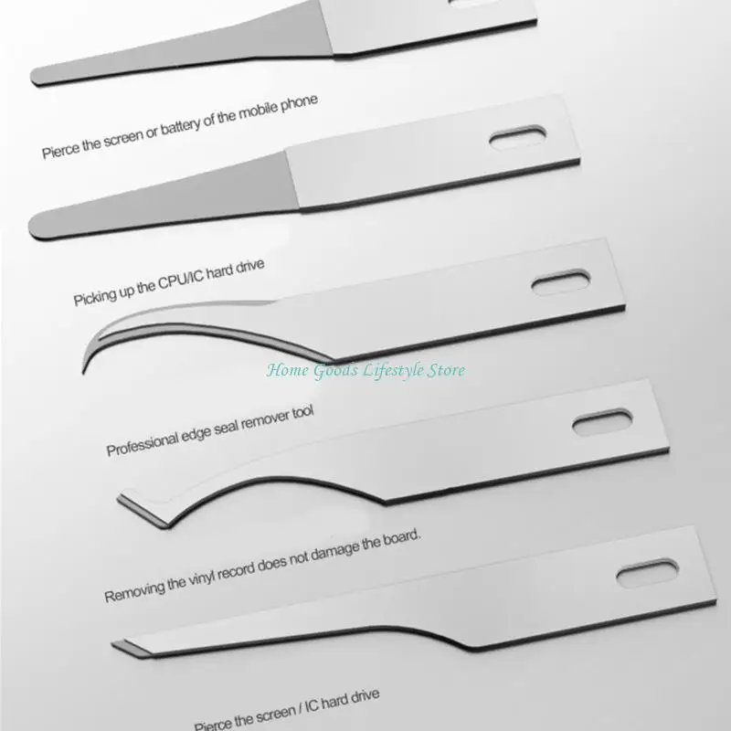 E74E Compact Stainless Steel Scraping Tool For Removing Phone Battery And Screen