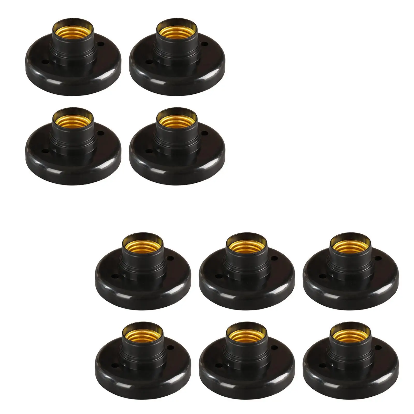 E27 Lamp Sockets Replacement Screw Base LED Bulb for Bedroom Garage Office