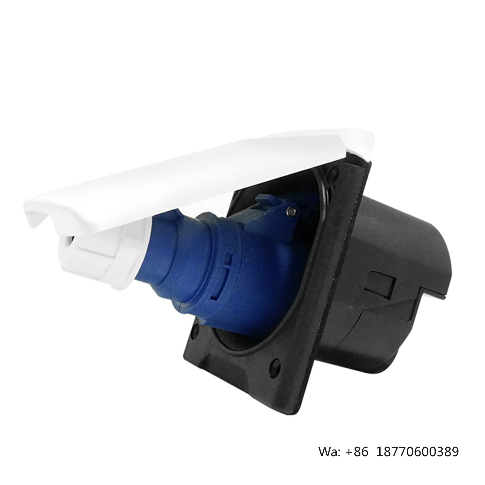 16Amp 3Pins Weatherproof Site Power Inlet Plug Socket for Caravans Trailers RVs External Connection Port-RV Parts Accessories